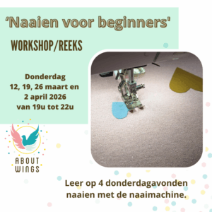 Naaien voor beginners-reeks maart/april '26