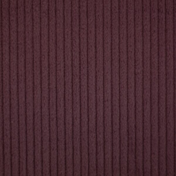 Rib stof violet katoen - Afbeelding 2