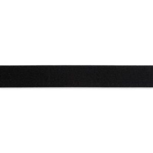Taille-elastiek zwart 25mm