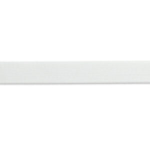 Taille-elastiek wit 25mm