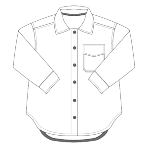 Indy shacket Dames - patroon Bel'Etoile