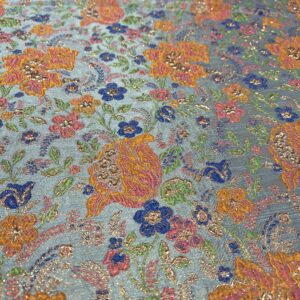 Glanzende bloemen jacquard