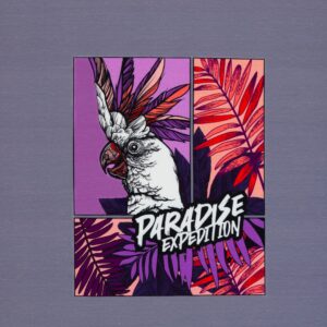 Paradise expedition paars/roze jersey paneel