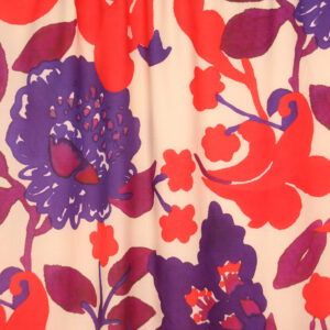 Purple and red flowers katoen AJ