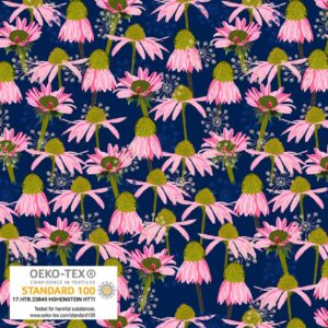 Roze camille bloemen jersey