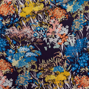 Wild Flowers - ecovero viscose satin SYAS Su25