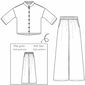 Kiki Blouse & broek Dames en broek kids - patroon Bel'Etoile