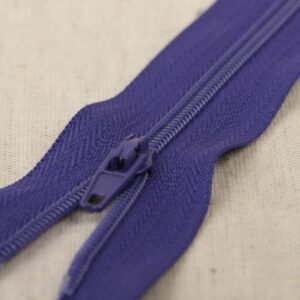 Klassieke rits dieppaars 20cm