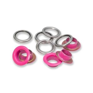 Ringen met schijven fuchsia 11mm navulling