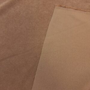 Bruin fluweel twill stof