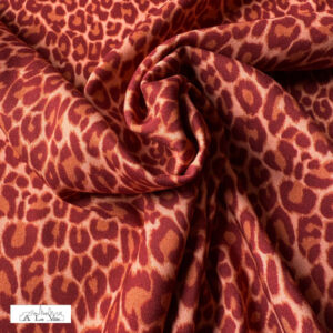 Luipaard viscose terra