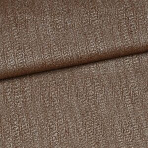 Melange bruin visgraat viscose