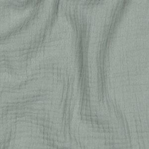 Nile groen double gauze/tetra GOTS