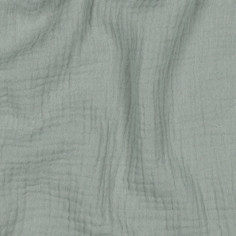 Nile groen double gauze/tetra GOTS