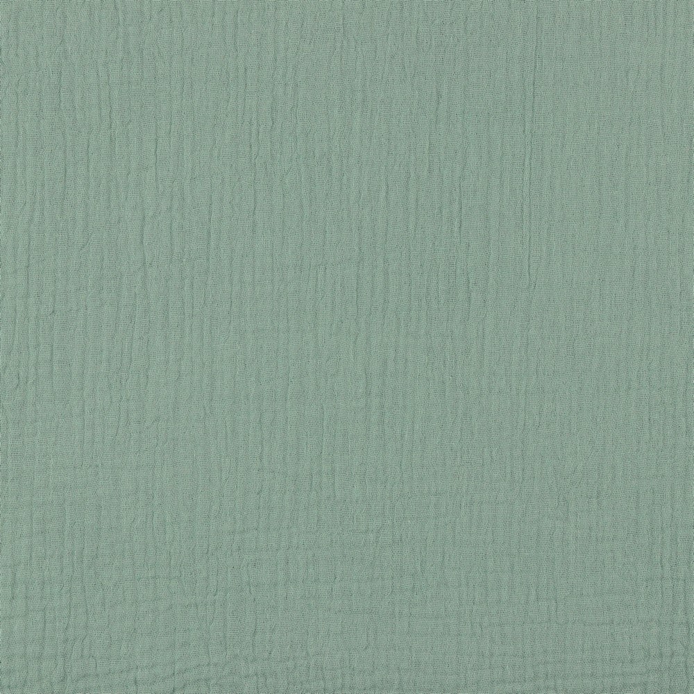 Nile groen double gauze/tetra GOTS - Afbeelding 3