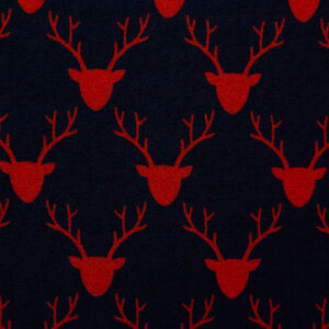 Rendier donkerblauw viscose