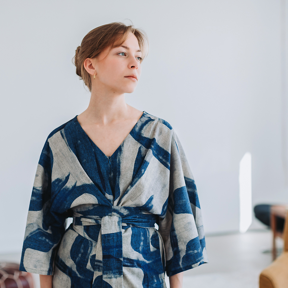 Drifting course linnen viscose blend SYAS Wi25 - Afbeelding 2