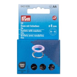Ringen met schijven lila 8mm navulling