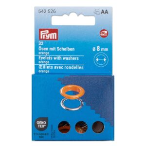 Ringen met schijven oranje 8mm navulling