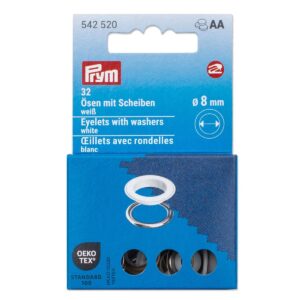 Ringen met schijven wit 8mm navulling