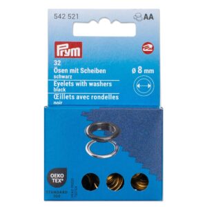 Ringen met schijven zwart 8mm navulling