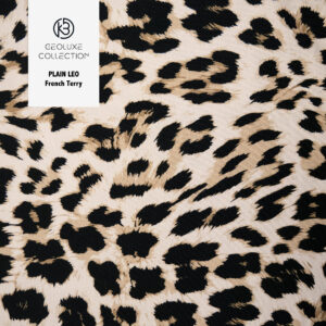Leopard geoluxe french terry