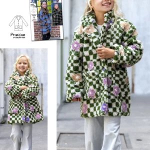 Coat Roeba kids B'Trendy patroon