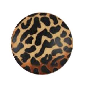 Knopen cheetah print 20mm