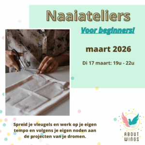 Naai-ateliers Beginners maart 2026
