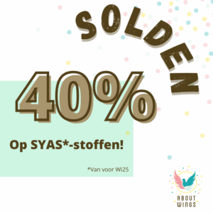 Solden 40% op SYAS-stoffen voor Wi25