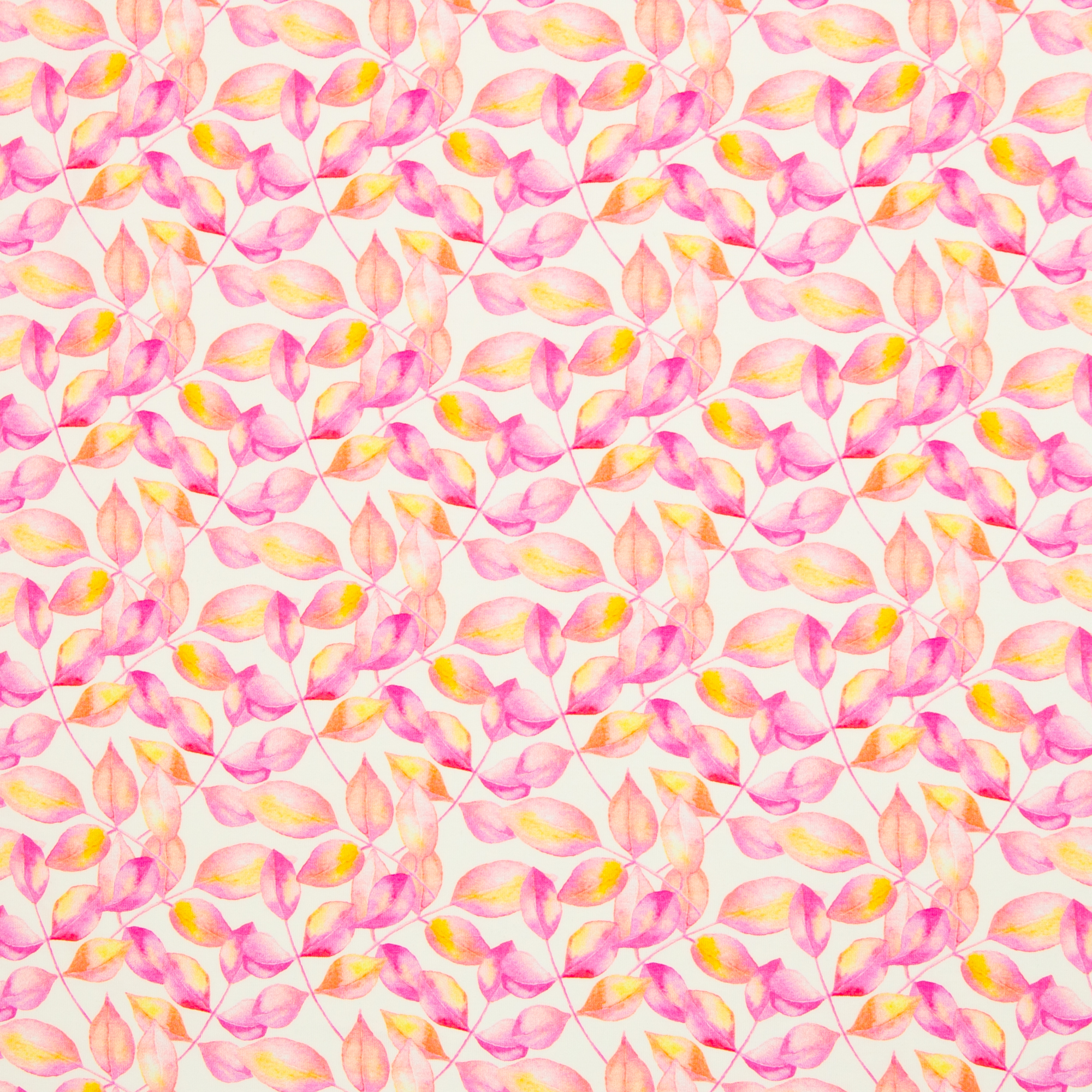 Soft pink leaves jersey - Afbeelding 2