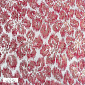 Fuchsia bloemen jacquard