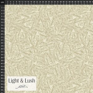 Zachtgroen blaadjes viscose Light & Lush