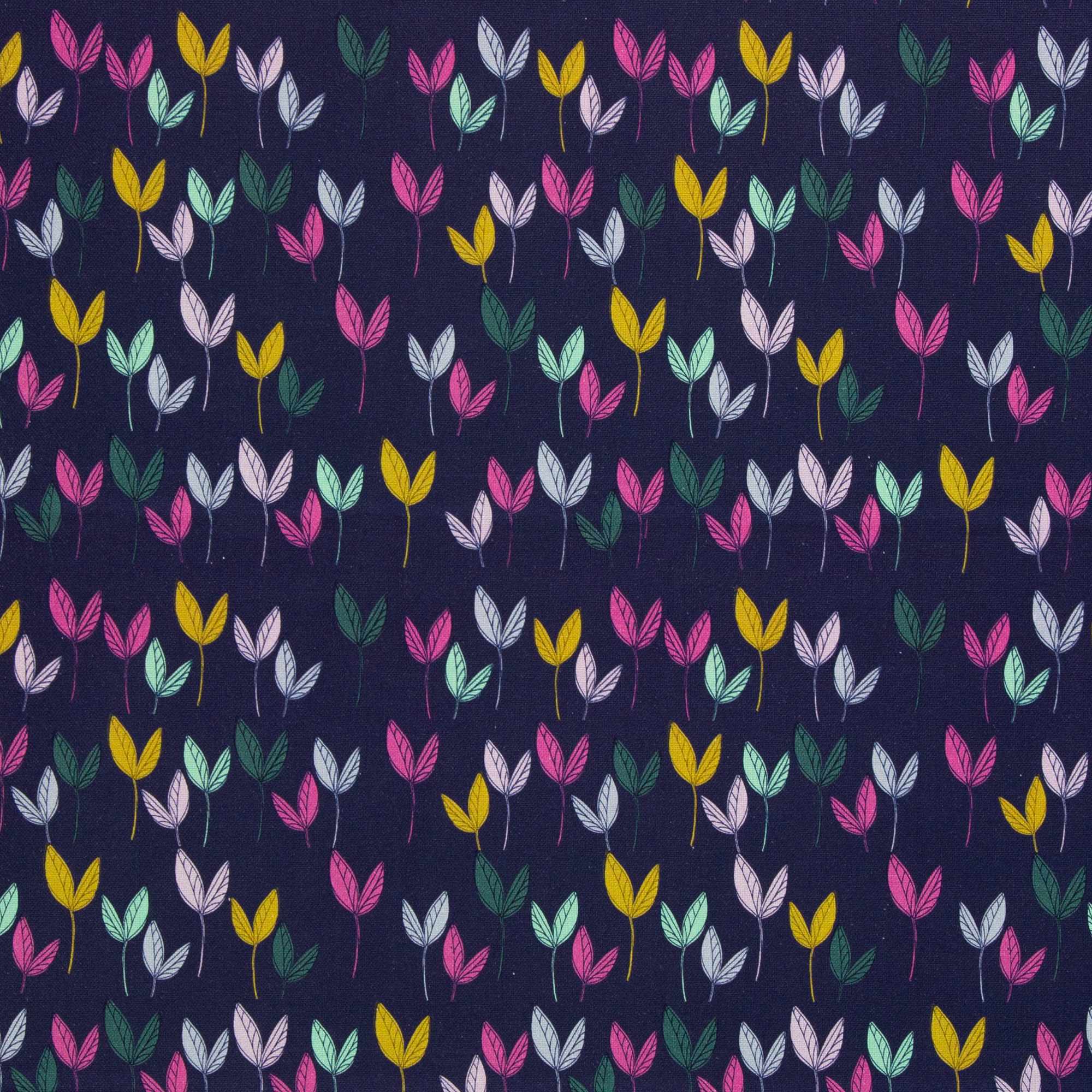Dancing leaves canvas