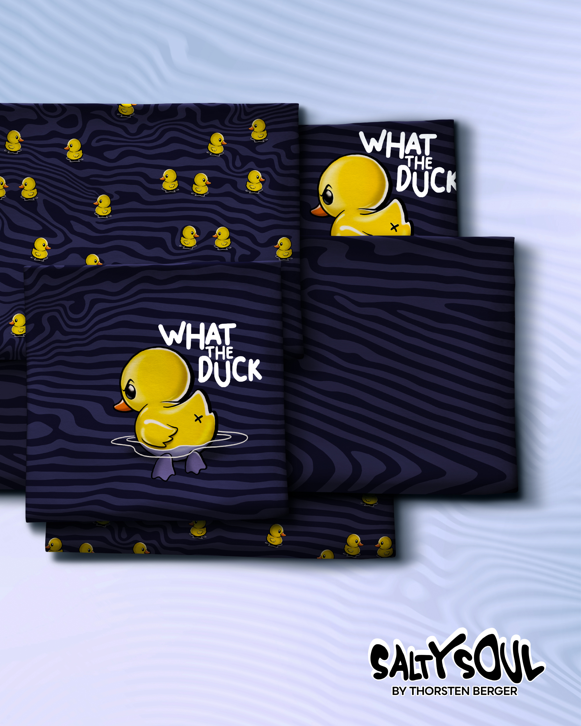 What the duck paneel French terry - Afbeelding 8