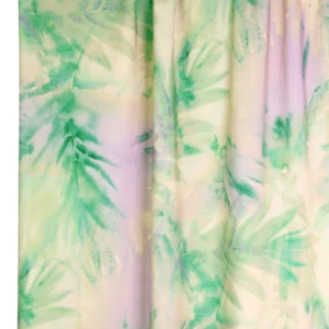 Tropische Tie Dye groen en lila viscose AJ