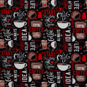 Life begins after coffee canvas