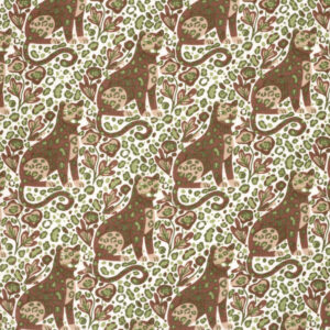 Luipaard camouflage double gauze