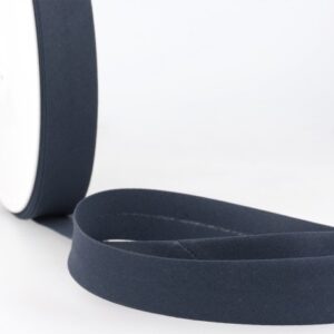 Donkerblauw biaisband 20mm