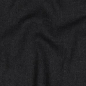 Zwart linnen washed heavy