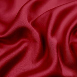 Carmin red Satin Duchesse