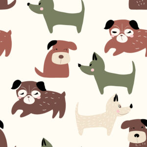 Honden crepe french terry