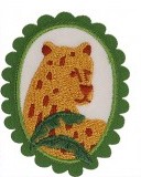 Luipaard postzegel applicatie