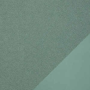 Donker mint Teddy/fleece double