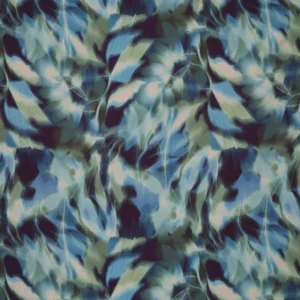 Reflection leaves abstract viscose