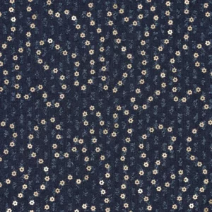 Punch denim flower paillet